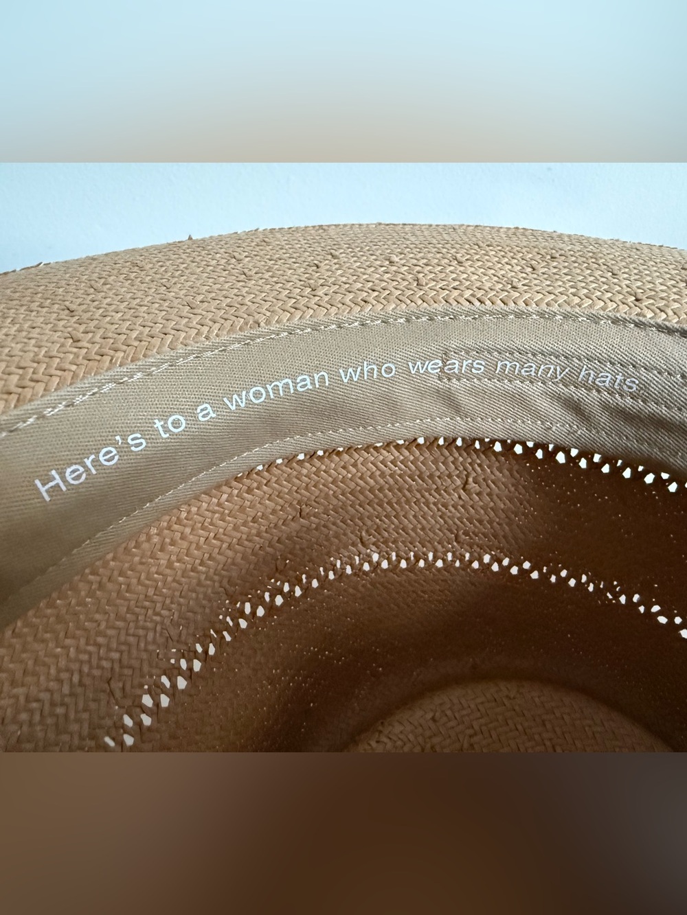 Gigi Pip Arlo Rancher Fedora Straw Hat In Honey Boho Summer Beach Size 57 - Picture 16 of 16
